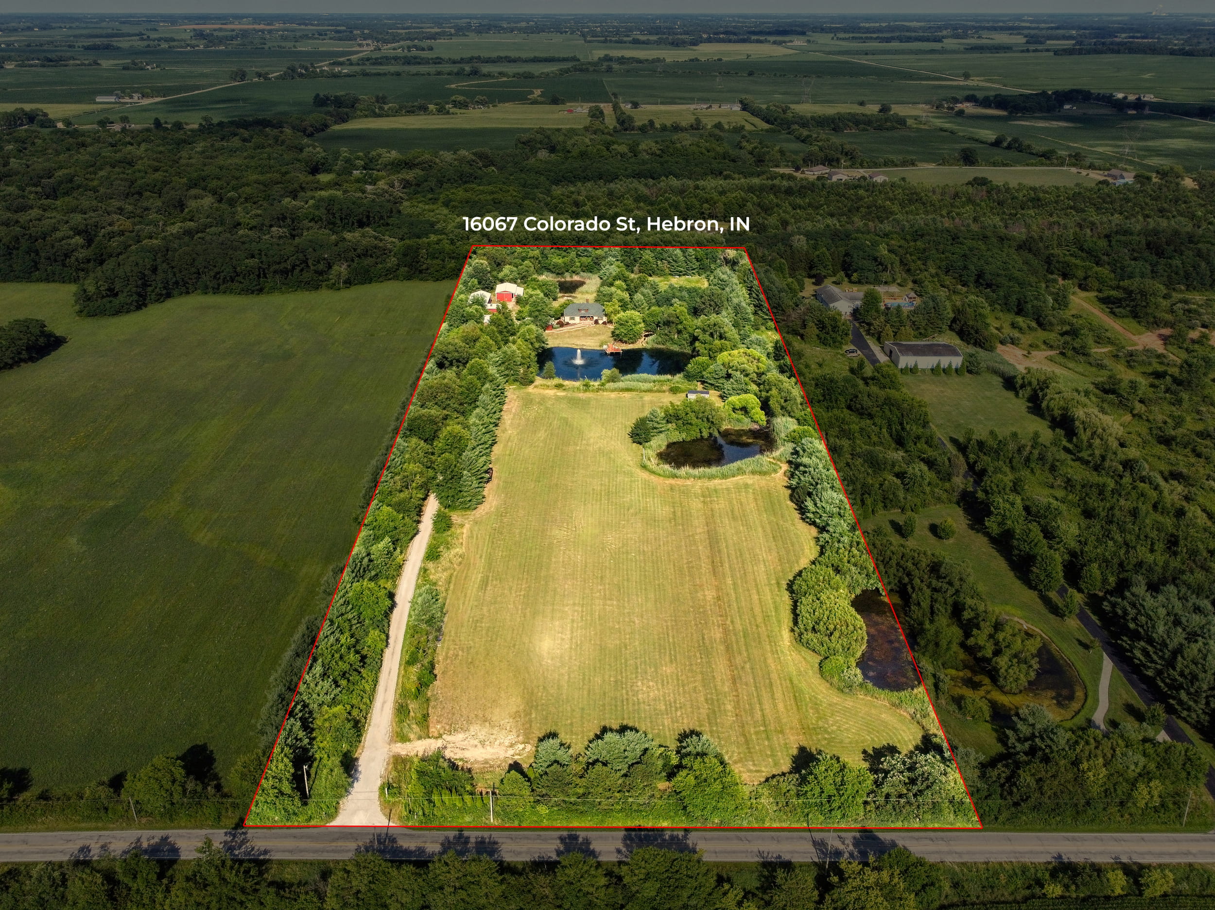 Aerial drone photography — property view 1