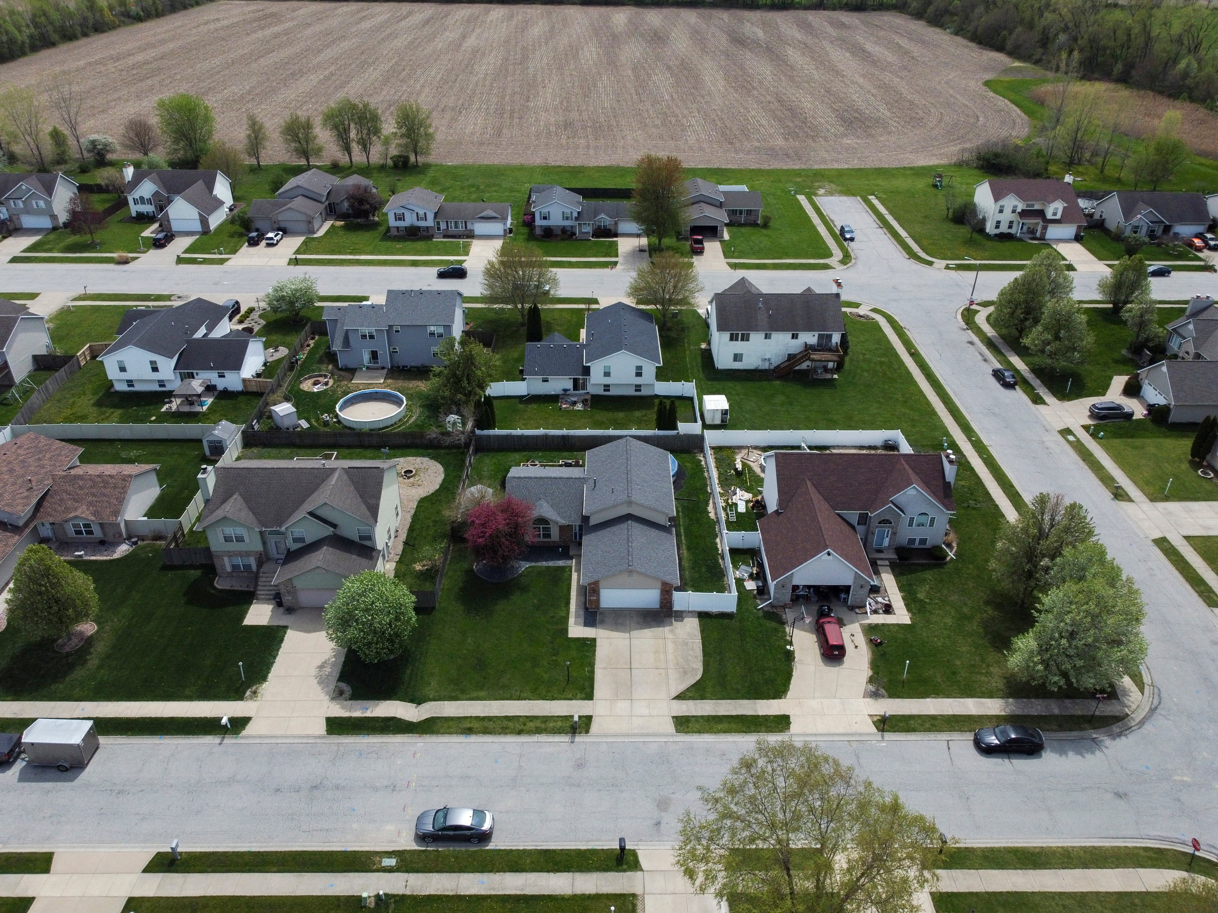 Aerial drone photography — property view 3