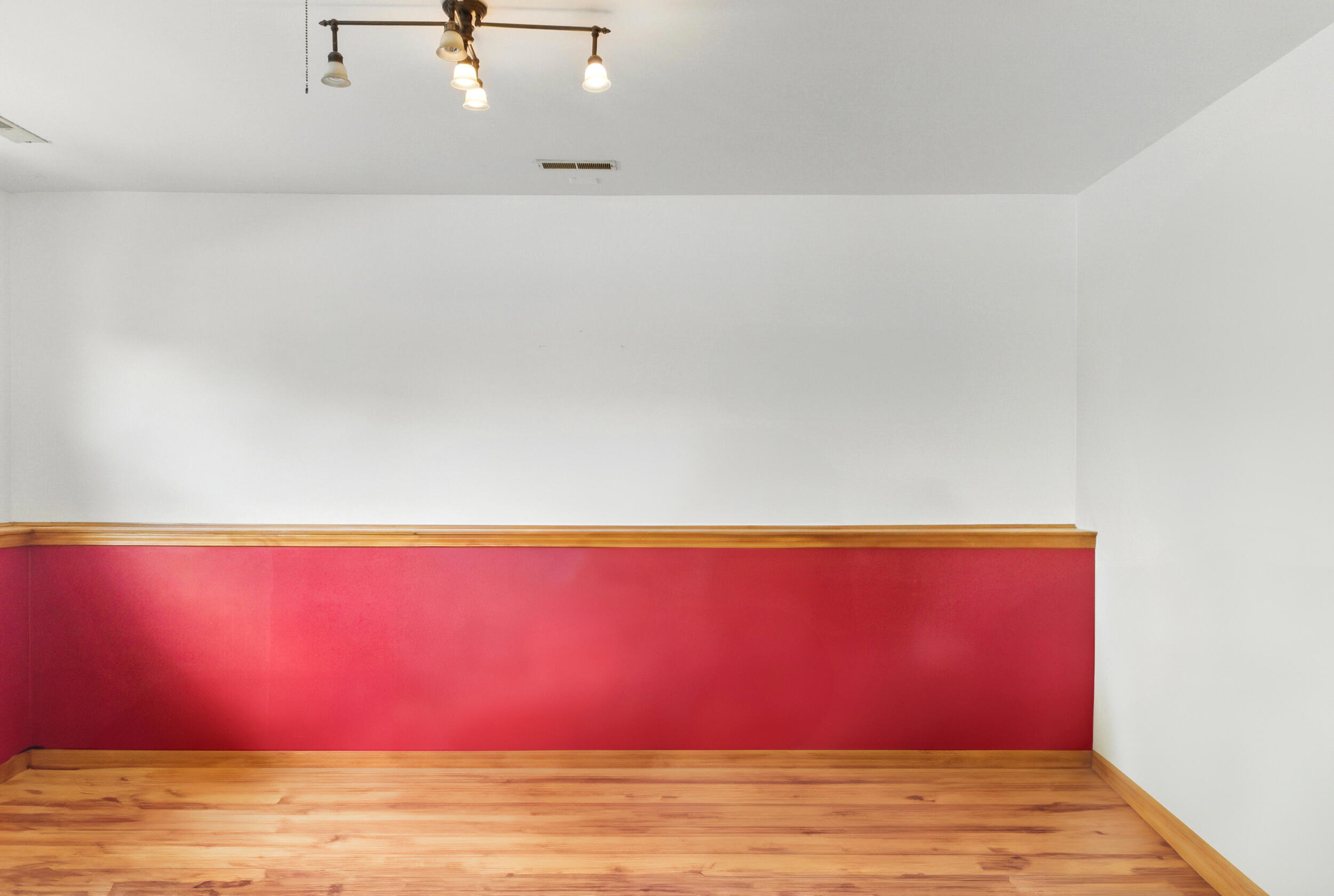 Empty bedroom before virtual staging — vacant room with natural light